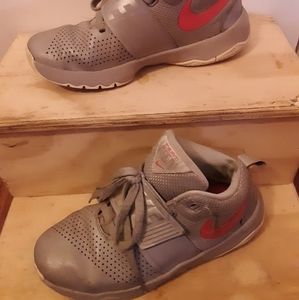 Nike Sneakers (Size 5.5) Hot Pink and Grey